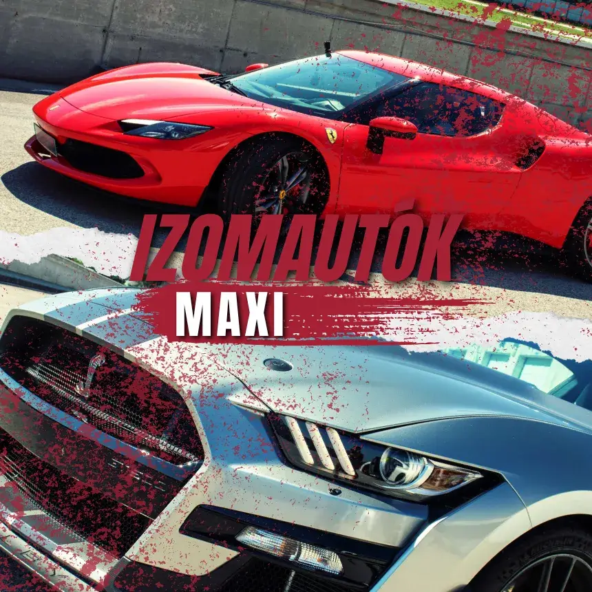 Izomautók Maxi élménycsomag a Kakucs Ringen