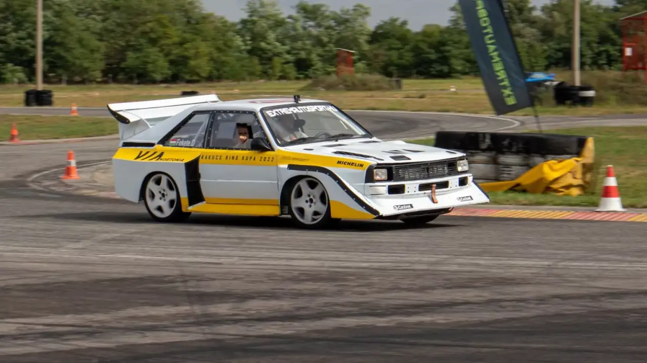 Audi S1 Rally Sport versenyautó vezetés a Kakucs Ringen