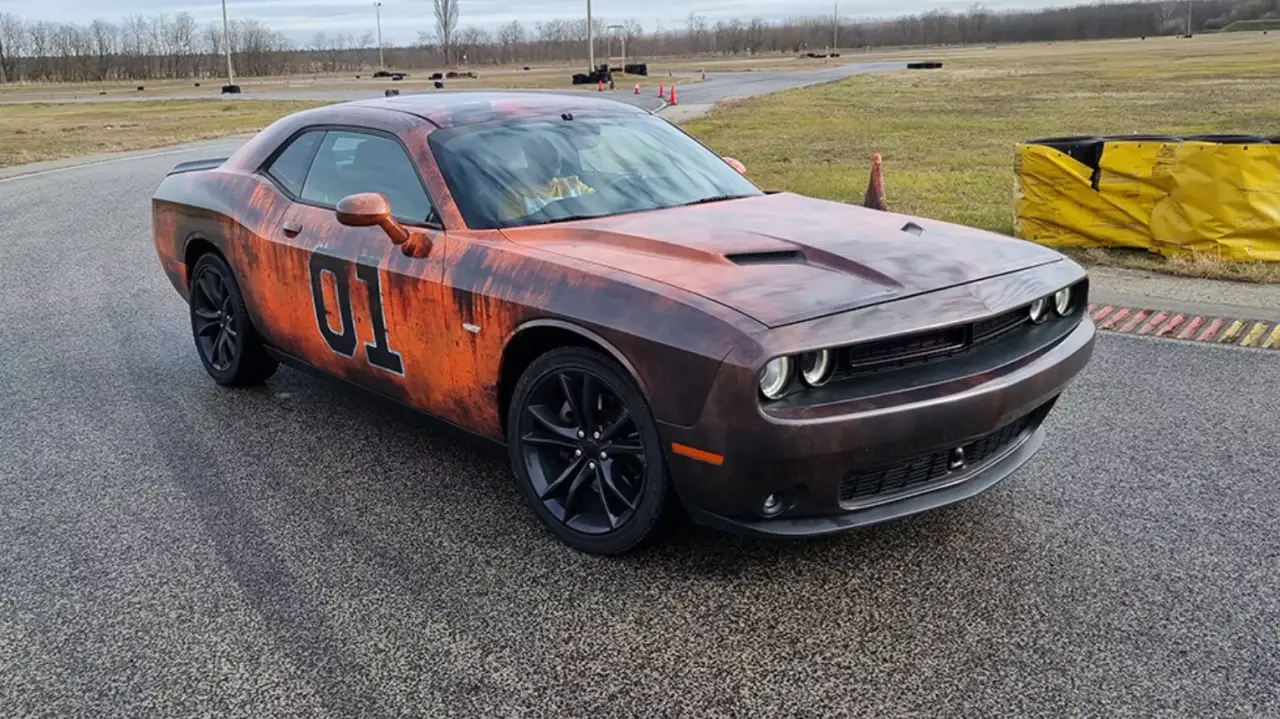 Dodge Challenger élményautózás gyerekeknek a Kakucs Ringen*