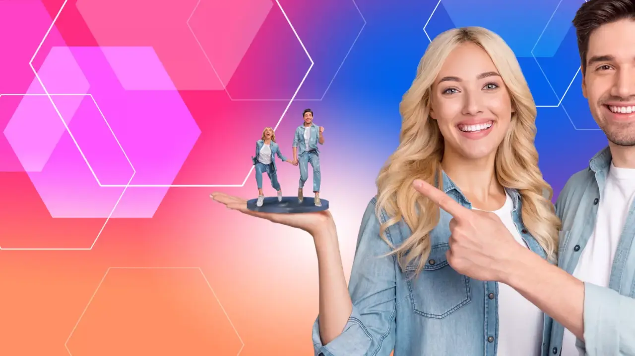 Teljes alakos 3D MySelfie szobor kettőtökről