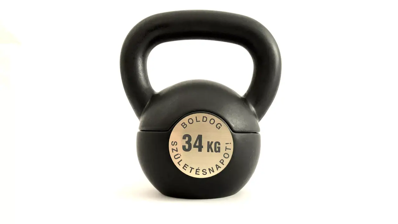 Kettlebell cukorka tartó egyedi gravírozással