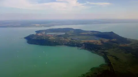 Sétarepülés Tihanyi panorámával 1