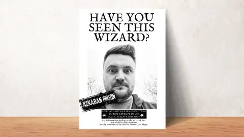 Jópofa WANTED körözési plakát az ünnepeltről akár videóval 10