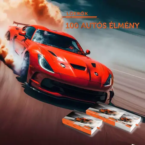 “Lóerő”-Autós élménycsomag közel 100 választható guruló programmal