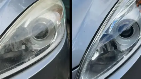 Az autókozmetika, ami házhoz jön! – Fényszóró polírozás 3