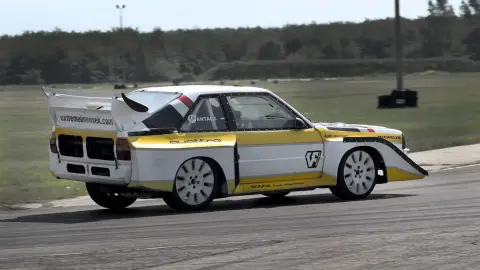 Audi S1 Rally Sport versenyautó vezetés a Kakucs Ringen 1