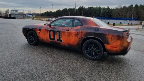 Dodge Challenger élményautózás gyerekeknek a Kakucs Ringen* 3