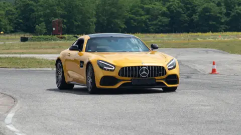 Mercedes AMG GT C Coupe vezetés a Kakucs Ringen 1