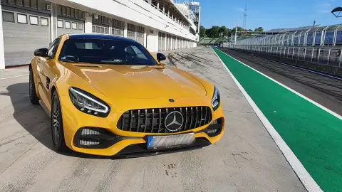 Mercedes AMG GT C Coupe vezetés a Kakucs Ringen 6