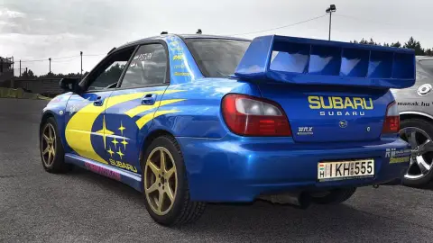 Subaru Impreza 2002 vezetés a Kakucs Ringen 2