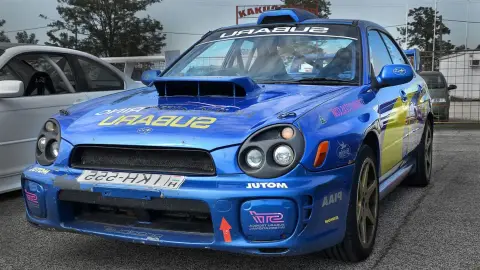 Subaru Impreza 2002 vezetés a Kakucs Ringen 5