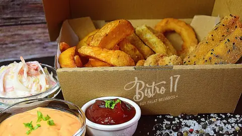 3 fogásos étkezés a Bistro17-ben 2 fő részére 1