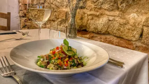 Romantikus Olasz vacsora borsor,3 fogás 2 főre a Piccola Toscanaban