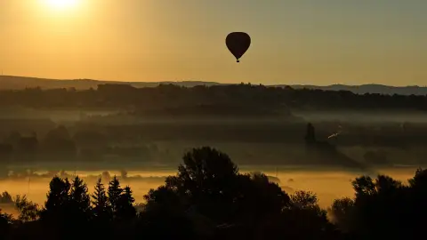 Balatoni hőlégballonozás a Keszthelyi-öböl felett 6