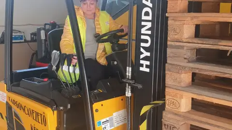 Ide-oda pakolok targoncás élmény Kiskunfélegyházán 1