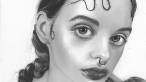 "Szűcs" prémium portré rajz ajándékba 3