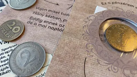 Pénzérme ajándékba, ami akkor született amikor az Ünnepelt! 1