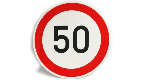 Eredeti közlekedési tábla 3