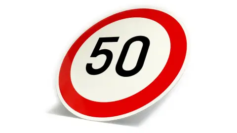 Eredeti közlekedési tábla 2