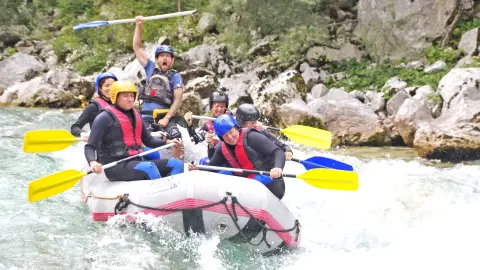 Rafting élmény Szlovéniában profi csapattal 2