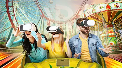ADRENALIN csomag a VR Vidámparkban/4 játék 4