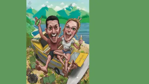 “LÚD” Karikatúrák ajándékba színesben 4